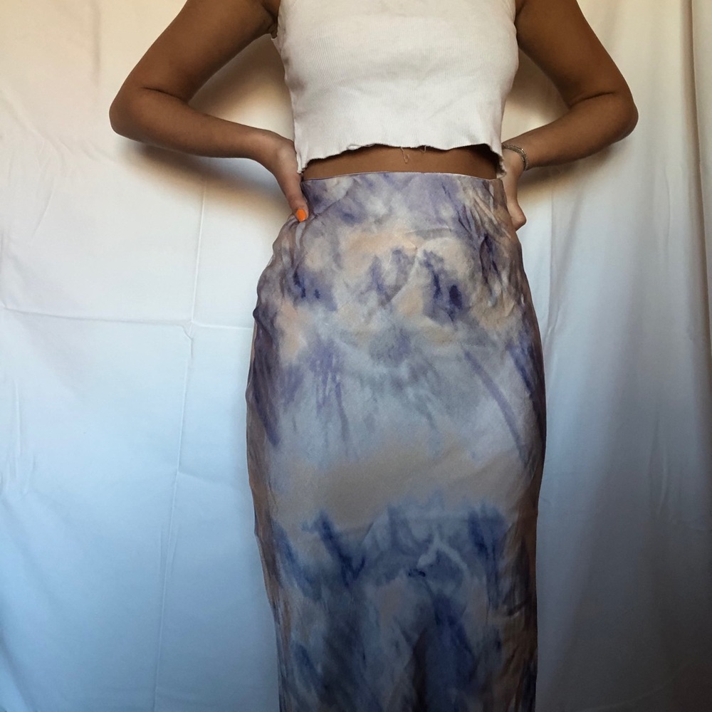 Tie Dye Maxi Skirt